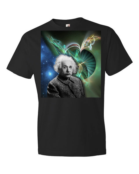 Albert Einstein Space - Short sleeve t-shirt